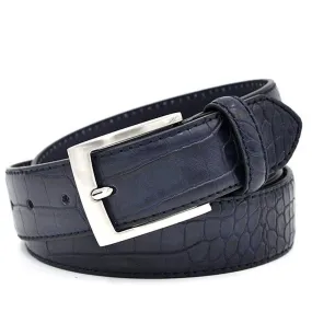 Luxury Alligator Pattern Leather Belt