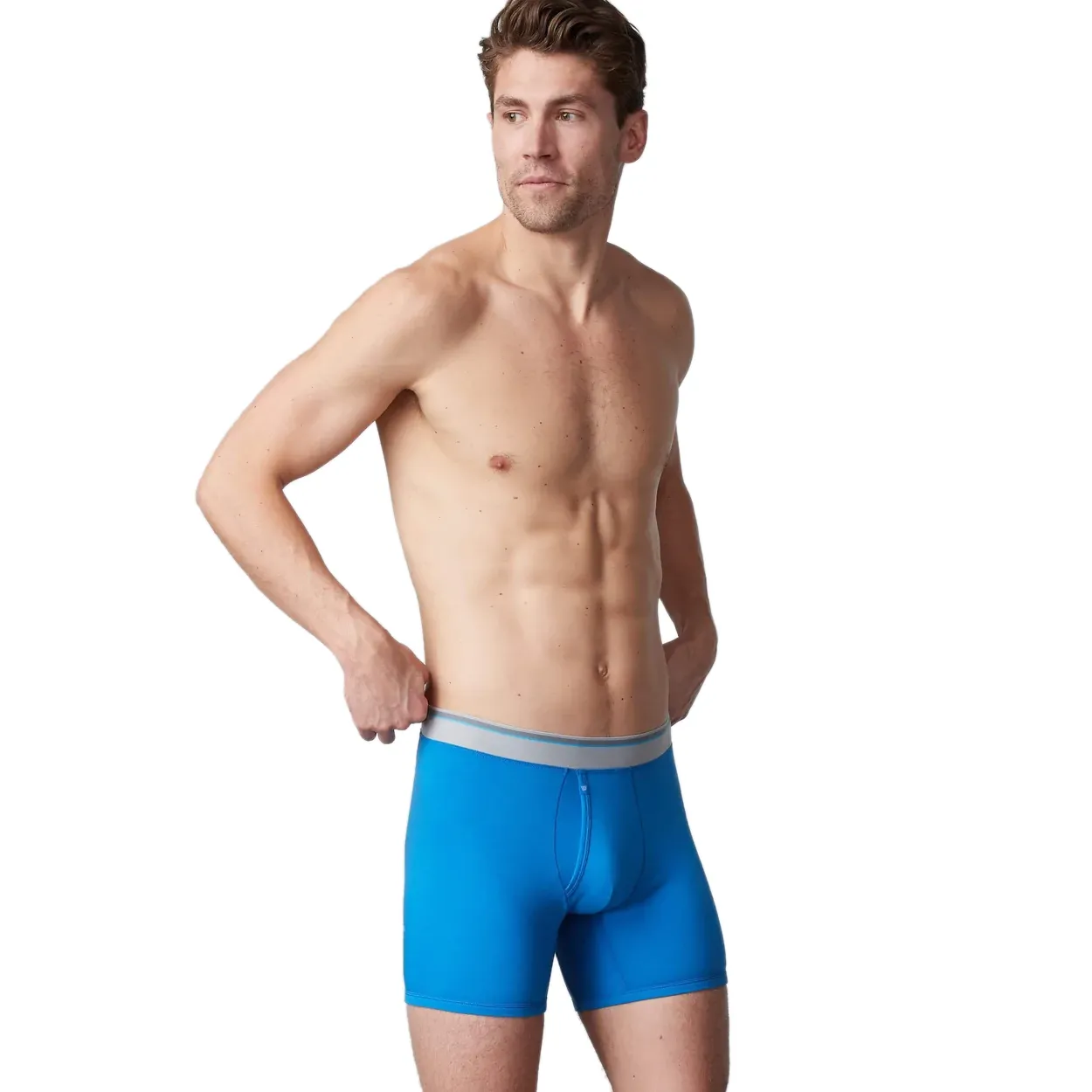 Mack Weldon - "18-Hour Jersey" Boxer Brief in True Black