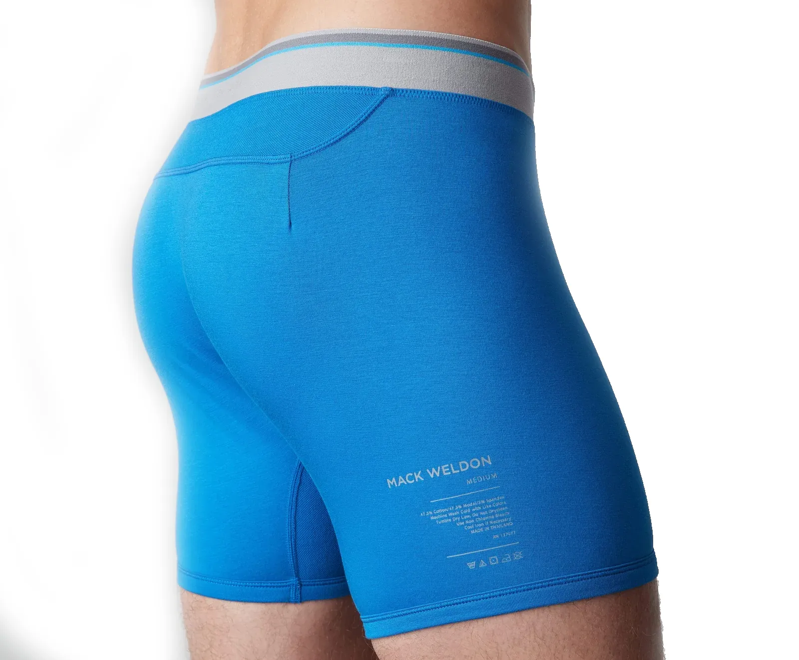 Mack Weldon - "18-Hour Jersey" Boxer Brief in True Black