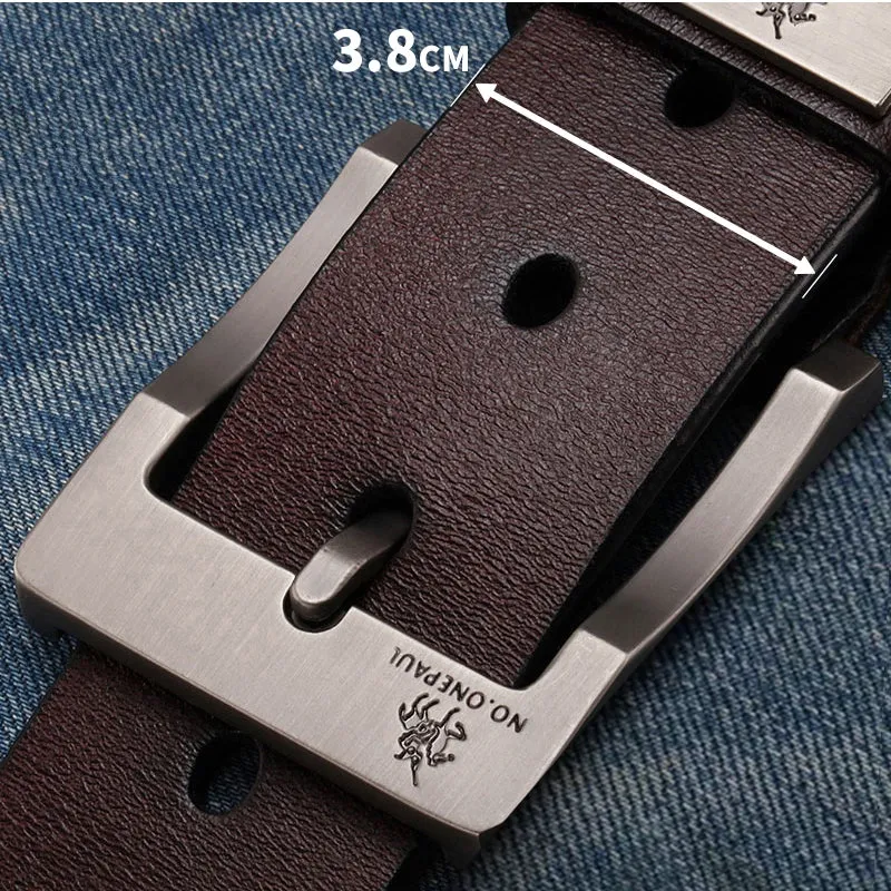 Men's Genuine Leather Classic Vintage Belt