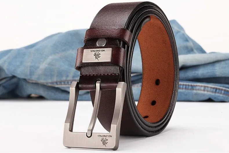 Men's Genuine Leather Classic Vintage Belt