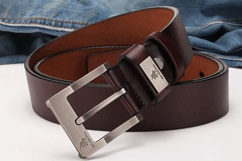 Men's Genuine Leather Classic Vintage Belt