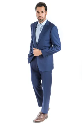 Modern Fit Beautiful Blue Two Piece Suit B-Beautiful Blue