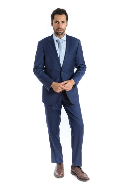 Modern Fit Beautiful Blue Two Piece Suit B-Beautiful Blue