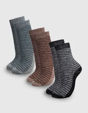 Nestled Wool Crew Socks 3 Pack