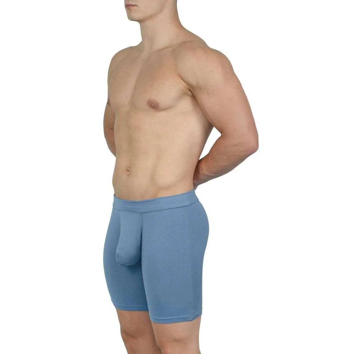 Obviously EliteMan Boxer Brief 6inch Leg - Slate Grey