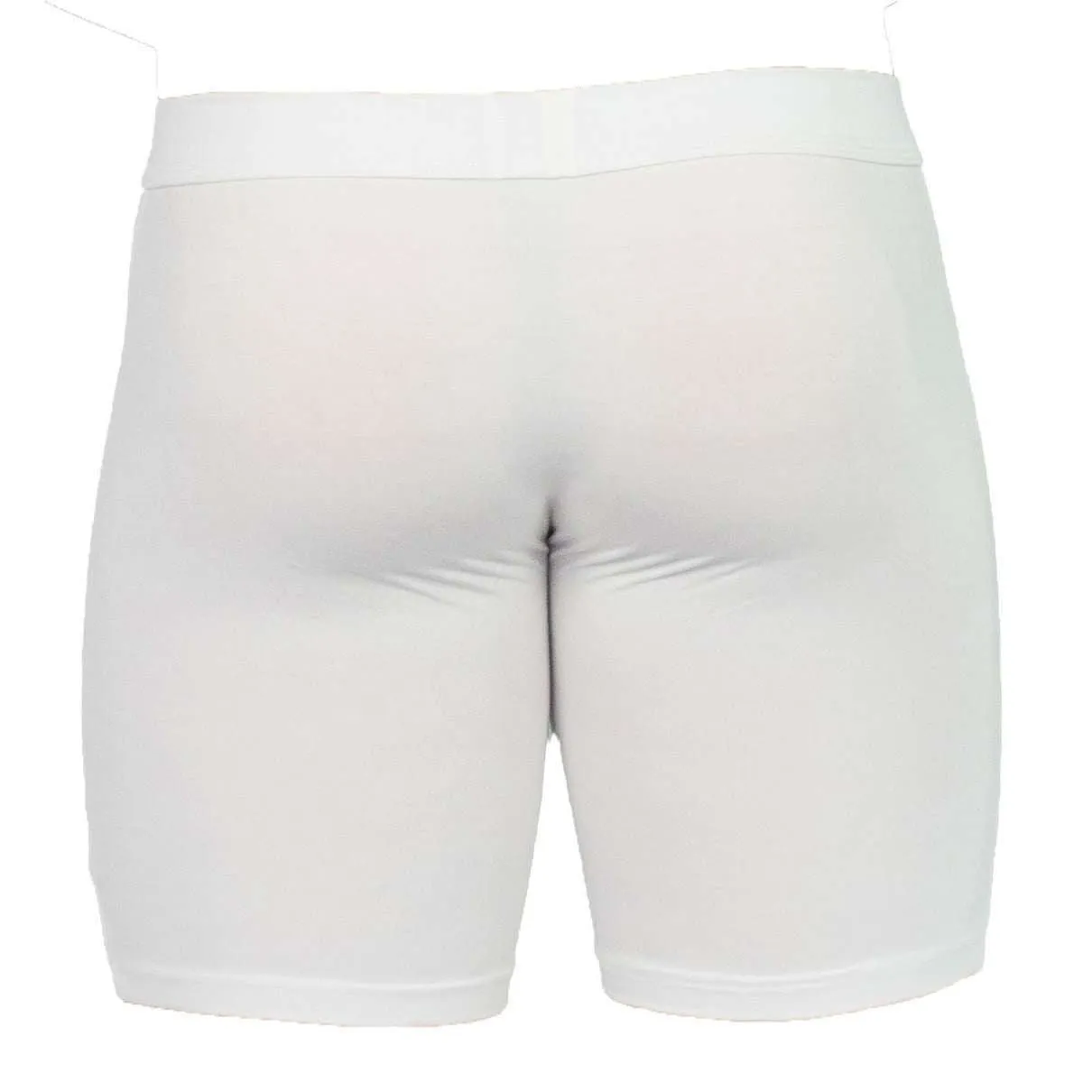 Obviously EliteMan Boxer Brief 6inch Leg - White