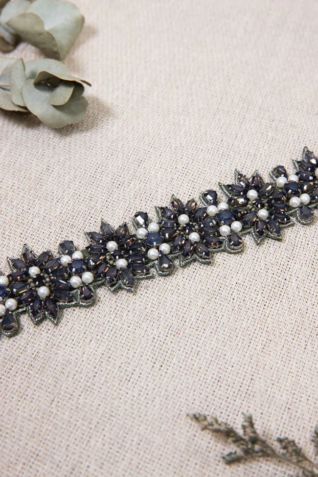 Palmer Beaded Belt - Olive