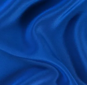 Sophisticated Saturated Cobalt 3-Ply 30mm Stretch Silk Crepe