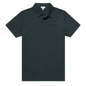 Sunspel Riviera S/S Polo Forest