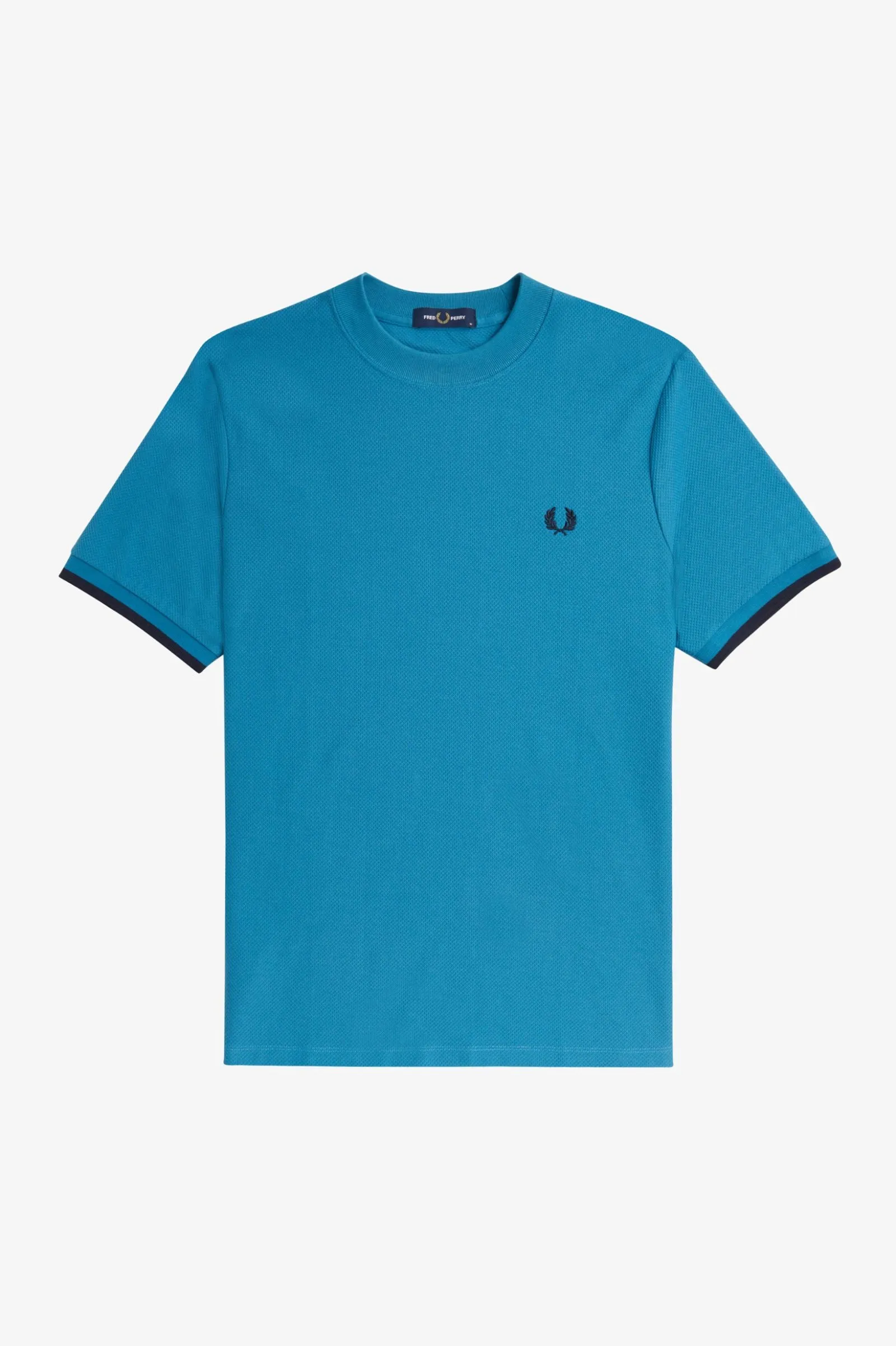TIPPED CUFF PIQUE SHIRT