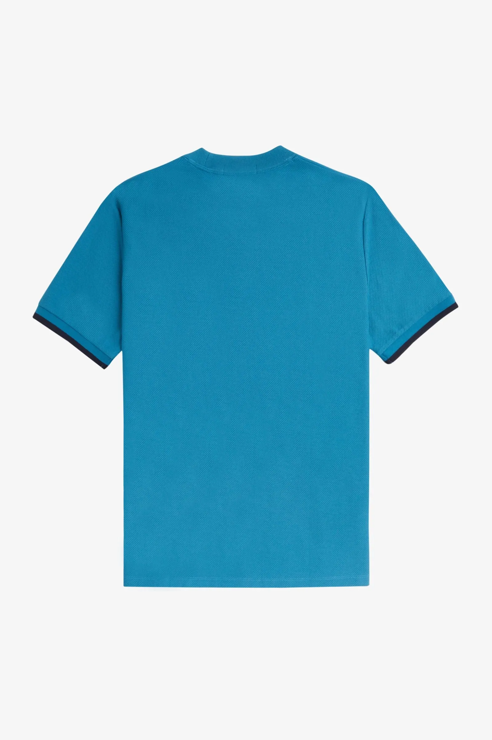 TIPPED CUFF PIQUE SHIRT