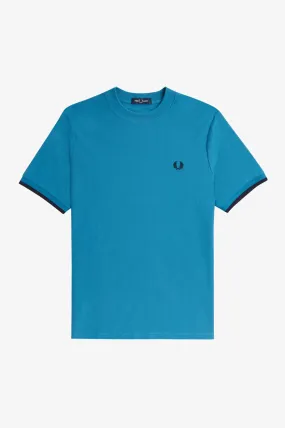 TIPPED CUFF PIQUE SHIRT