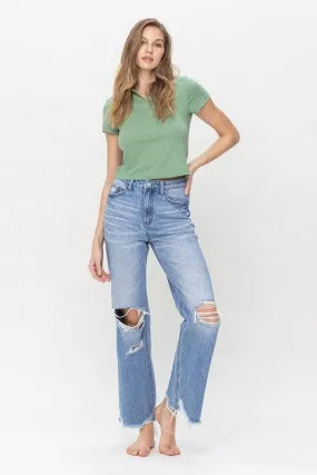 VERVET by Flying Monkey 90's Vintage Super High Rise Flare Jeans