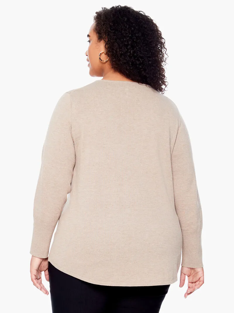 Vital V-Neck in Beechwood